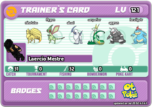 Laercio Mestre Card otPokemon.com
