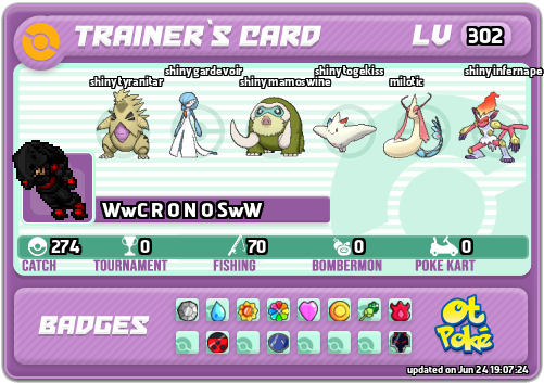 WwC R O N O SwW Card otPokemon.com