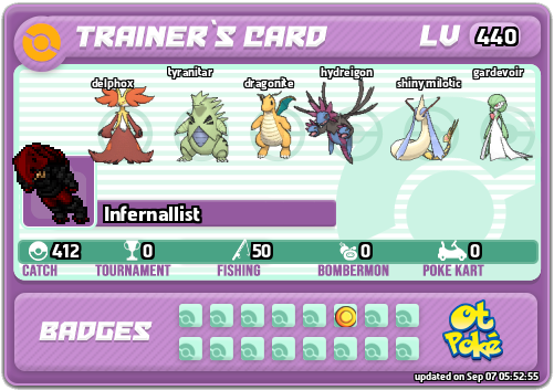 Infernallist Card otPokemon.com
