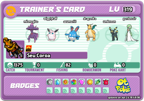 Seu Coroa Card otPokemon.com