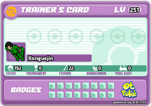 Konguejin Card otPokemon.com