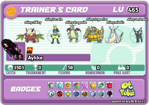 Aykke Card otPokemon.com