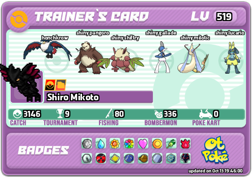 Shiro Mikoto Card otPokemon.com