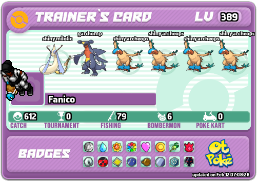 Fanico Card otPokemon.com