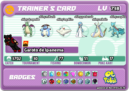 Garoto de Ipanema Card otPokemon.com