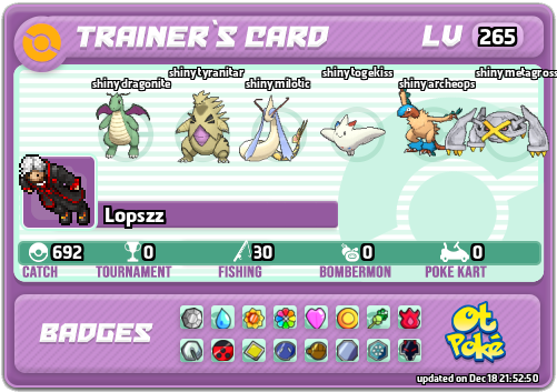 Lopszz Card otPokemon.com