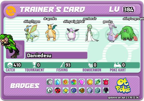 Daniedesu Card otPokemon.com
