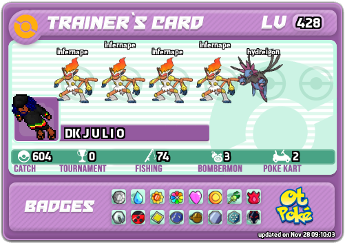 DK J U L I O Card otPokemon.com