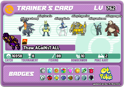 Thaw AGaiNsT ALL Card otPokemon.com