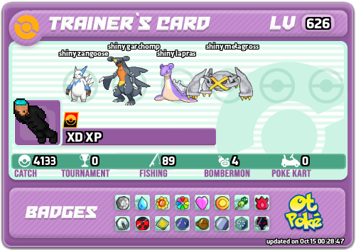 XD XP Card otPokemon.com