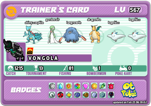 V O N G O L A Card otPokemon.com