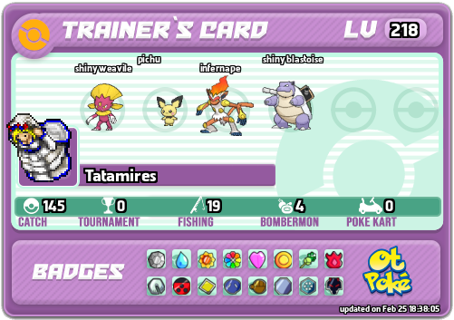 Tatamires Card otPokemon.com