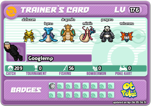 Googlemp Card otPokemon.com