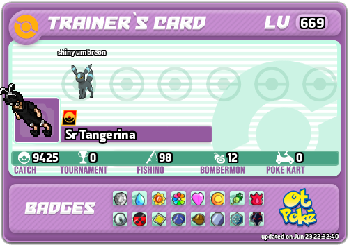 Sr Tangerina Card otPokemon.com