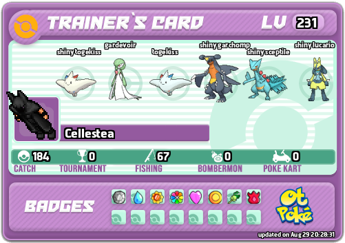 Cellestea Card otPokemon.com