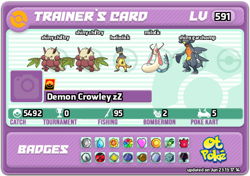 Demon Crowley zZ Card otPokemon.com