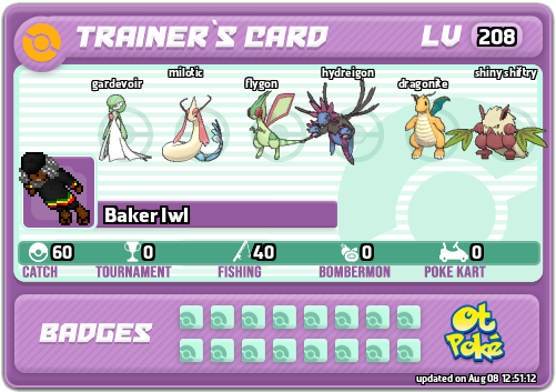 Baker Iwl Card otPokemon.com