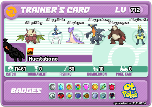 Huestationo Card otPokemon.com