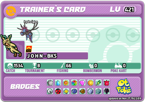 J O H N - BKS Card otPokemon.com