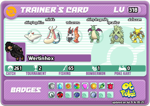 Wertinhox Card otPokemon.com