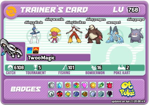 TwooMagic Card otPokemon.com