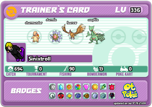 Sinixtroll Card otPokemon.com
