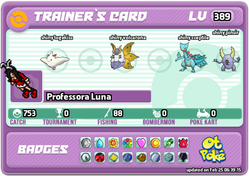 Professora Luna Card otPokemon.com