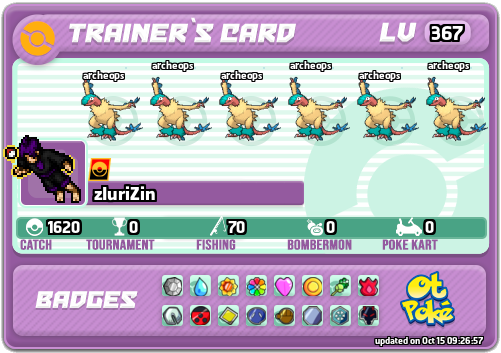 zIuriZin Card otPokemon.com