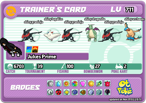 Jukes Prime Card otPokemon.com