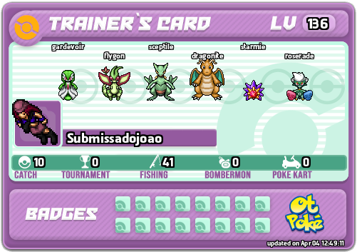 Submissadojoao Card otPokemon.com