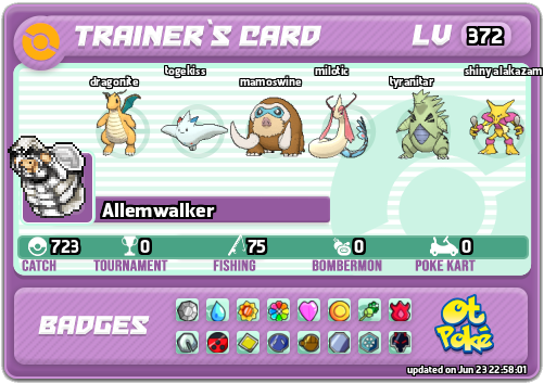 Allemwalker Card otPokemon.com