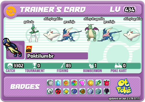 Poktilumbr Card otPokemon.com