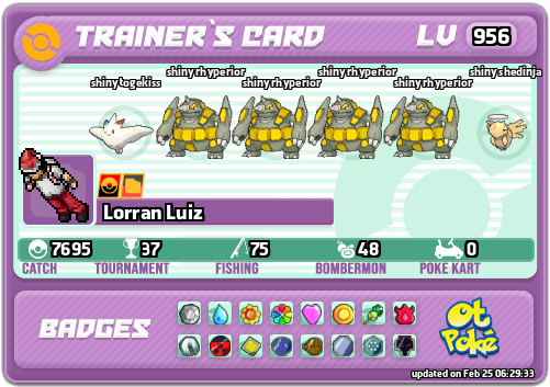 Lorran Luiz Card otPokemon.com