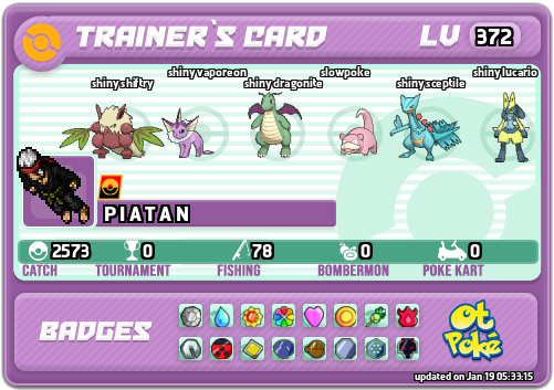 P I A T A N Card otPokemon.com