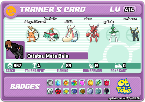 Catatau Mete Bala Card otPokemon.com