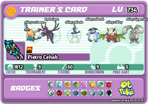 Pietro Cehab Card otPokemon.com