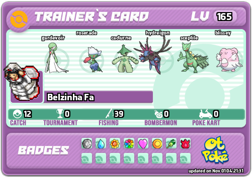 Belzinha Fa Card otPokemon.com