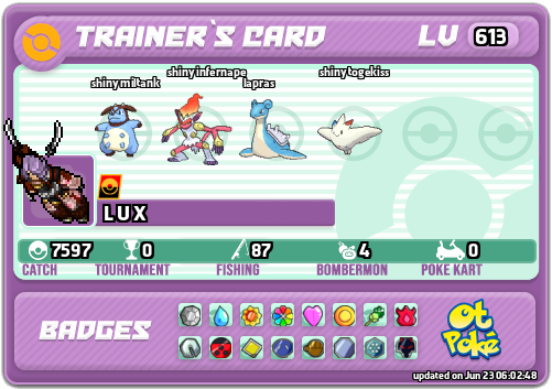 L U X Card otPokemon.com