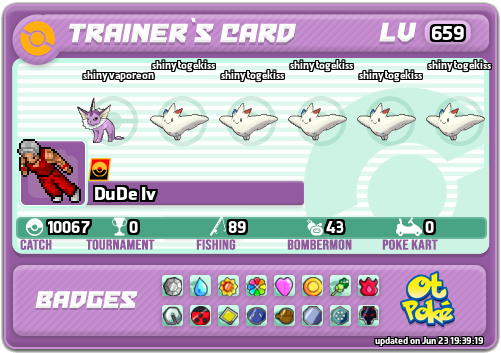 DuDe Iv Card otPokemon.com