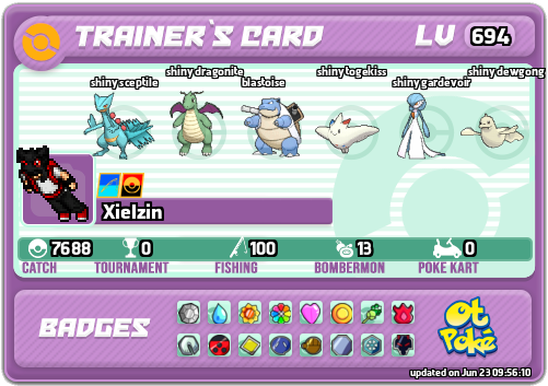 Xielzin Card otPokemon.com