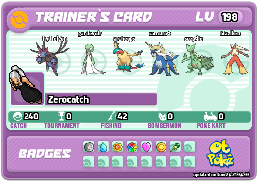 Zerocatch Card otPokemon.com