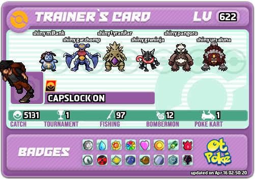 CAPSLOCK ON Card otPokemon.com