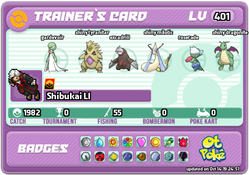 Shibukai Ll Card otPokemon.com