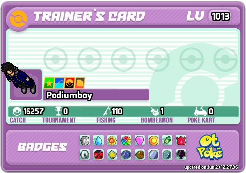 Podiumboy Card otPokemon.com