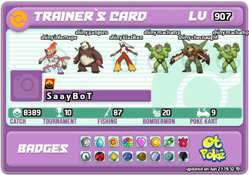 S a a y B o T Card otPokemon.com