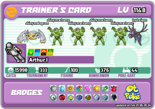 Arthur I Card otPokemon.com