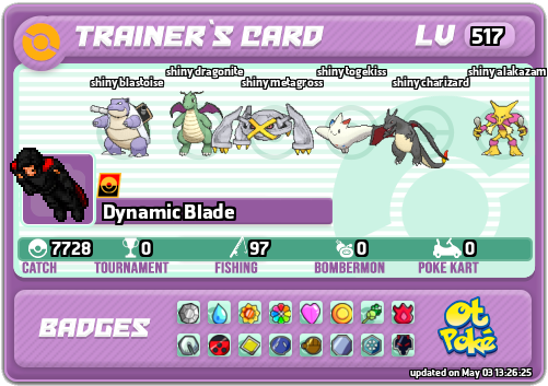 Dynamic Blade Card otPokemon.com