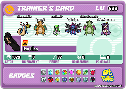 Isa Lisa Card otPokemon.com