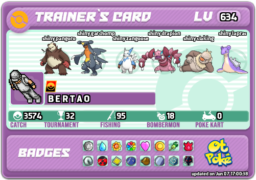 B E R T A O Card otPokemon.com