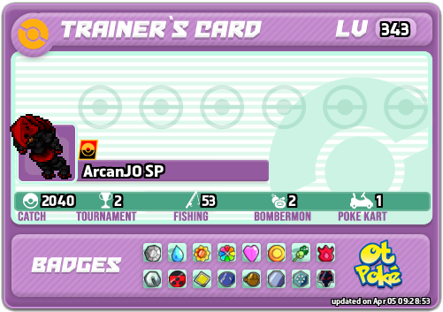 ArcanJO SP Card otPokemon.com